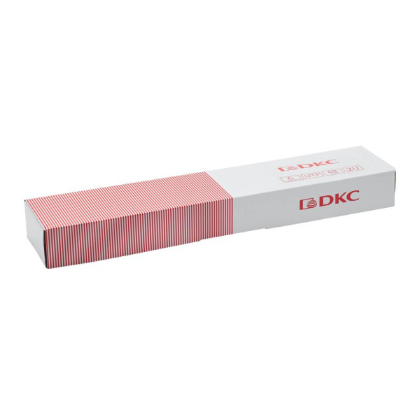 Патч-панель 19дюйм 2UCAT6 48 портов RJ45 неэкранированная DKC RN6PPU242