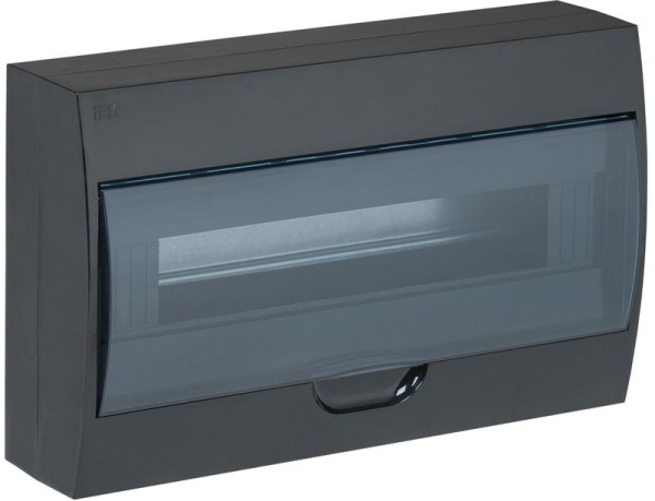 Корпус навесной ЩРН-П-18 Krepta 3 IP41 пластик. черн. IEK MKP12-N-18-41-K02