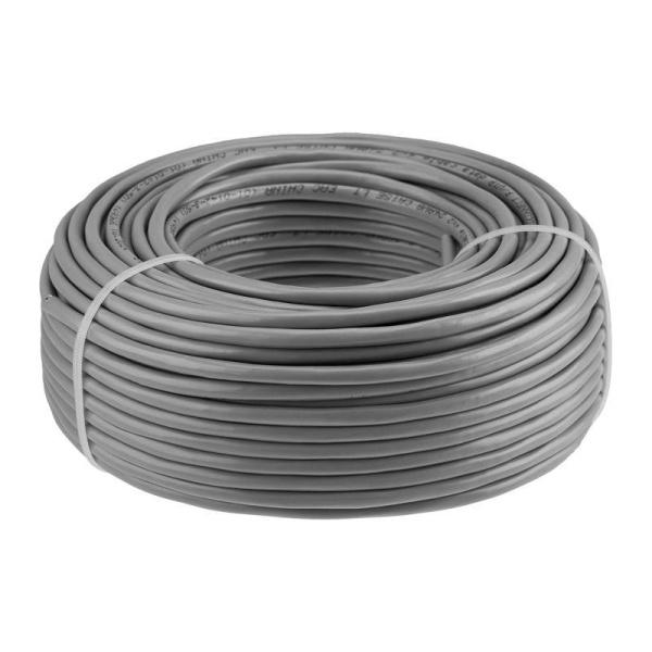Кабель витая пара F/UTP кат.5e 4х2х0.50 24AWG solid CCA PVC INDOOR омедненный сер. (уп.50м) PROCONNECT 01-0142-3-50