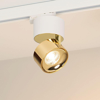 Светильник SP-PLURIO-TRACK-4TR-R77-9W Warm3000 WH-BRS 36 deg 230В 9Вт 3000К IP20 метал. Arlight 038114