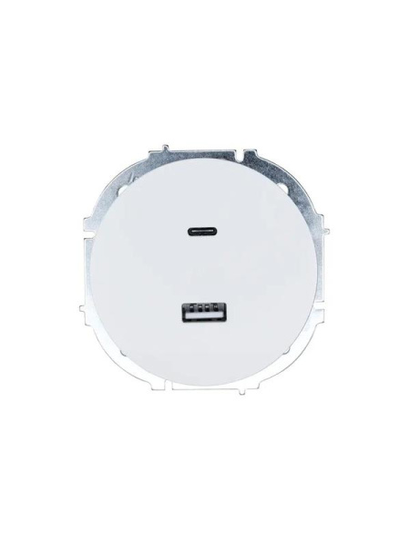Розетка 1-м СП OSEN TC+ USB разъем бел. LEZARD 743-0288-192TC