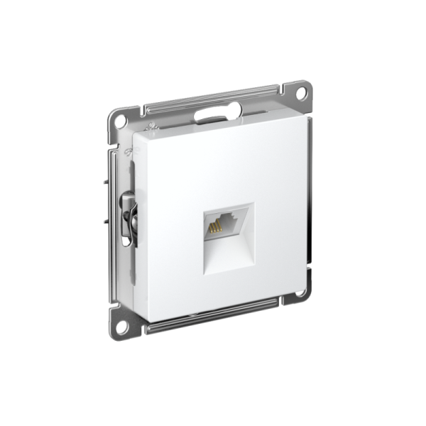 Розетка телефонная AtlasDesign RJ11 механизм лотос SE ATN001381