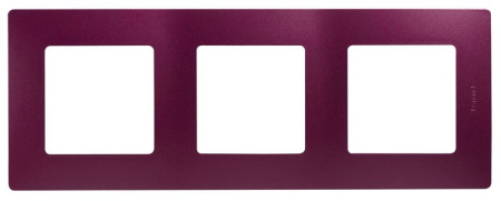 Рамка 3-м СП Etika IP20 сливовый IEK 672563