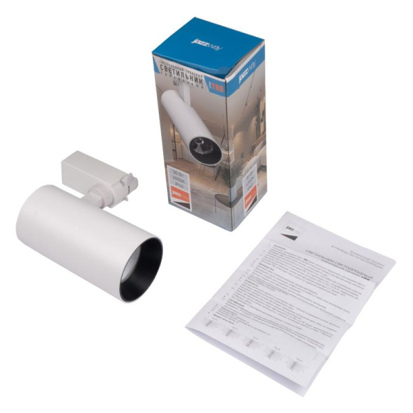 Светильник светодиодный трековый TRB 0730 30Вт 4000К IP40 24град. 1ф WH бел. JazzWay 5066298
