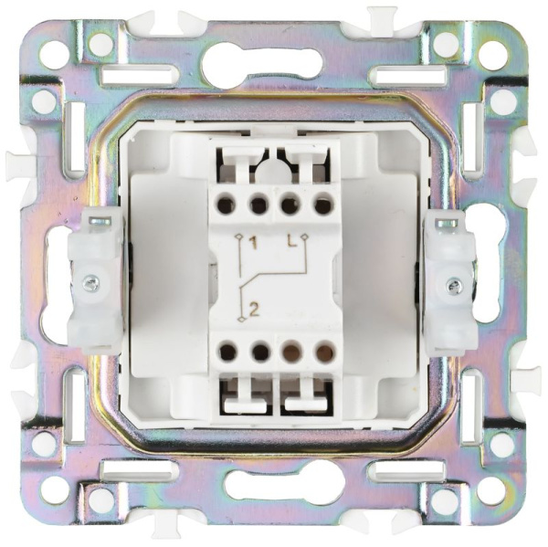 Выключатель проходной 1-кл. SKANDY 10А SK-V02Sa песочн. IEK SK-V12-0-10-K98