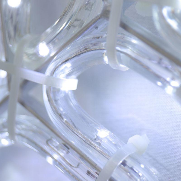 Фигура светодиодная "Снежинка Мигающая" 55х55см 180LED бел. 25Вт 220-240В IP65 эффект мерцания Neon-Night 501-337