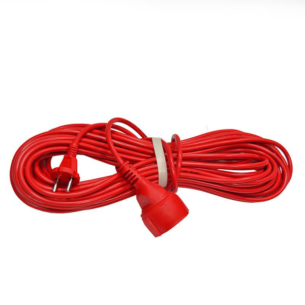 Удлинитель-шнур 1х20м без заземл. 10А IP20 2.2кВт ПВС 2х1 DOMTOK 2489
