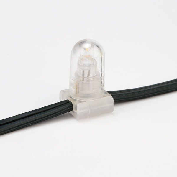 Гирлянда светодиодная "LED ClipLight" шаг 15см 665LED бел. 80Вт 12В IP65 эффект мерцания flashing бел. (уп.100м) Neon-Night 325-145