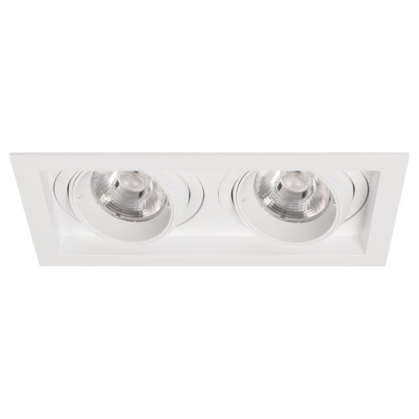 Светильник MS-VORTEX-BUILT-S210x117-2x20W Day4000 WH-WH 40 deg 230В 2х20Вт 4000К IP20 метал. Arlight 057768