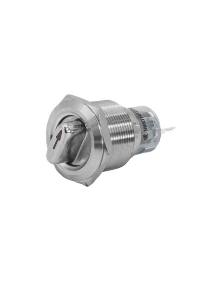 Переключатель GQ22-L-11X/23/S IP40 1НО+1НЗ на 2 положения без фиксации I-II d22мм метал. Электротехник ET259209