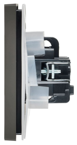 Розетка СП FORTE&PIANO 16А IP44 FP321 с заземл. защ. шторки с крышкой винт. крепл. сер. IEK FP-R16-16-44-K03