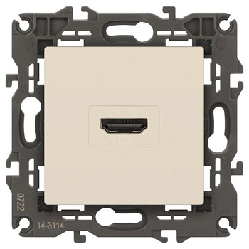 Розетка 14-3114-02 HDMI Elegance сл. кость ЭРА Б0034333