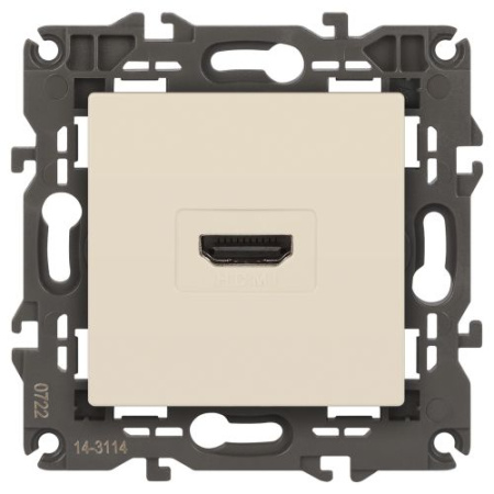 Розетка 14-3114-02 HDMI Elegance сл. кость ЭРА Б0034333