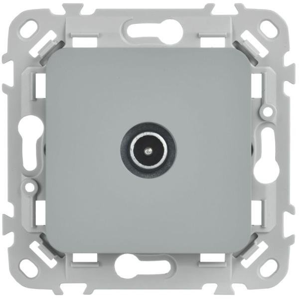 Розетка телевизионная оконечная СП FLITE РТВм-1-1-1-ФлС тип M экранир. механизм сер. IEK FI-A13-O-K03
