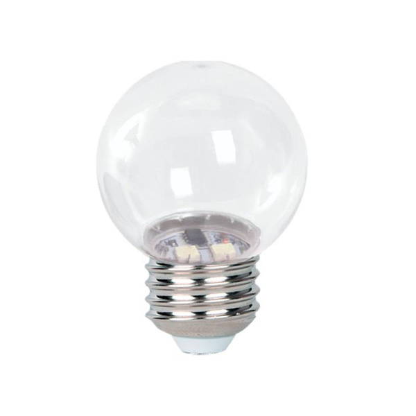 Лампа светодиодная PLED-ECO 3Вт G45 шар прозрачная 2700К тепл. бел. E27 для Белт-лайт JazzWay 5058279