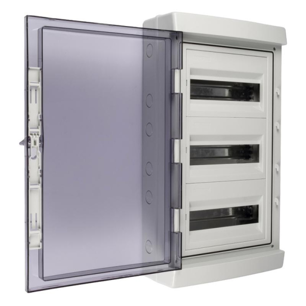 Бокс модульный накладной PDB/W 4036 GR (ЩРН-ПГ-36) IP65 пластик. JazzWay 5072169