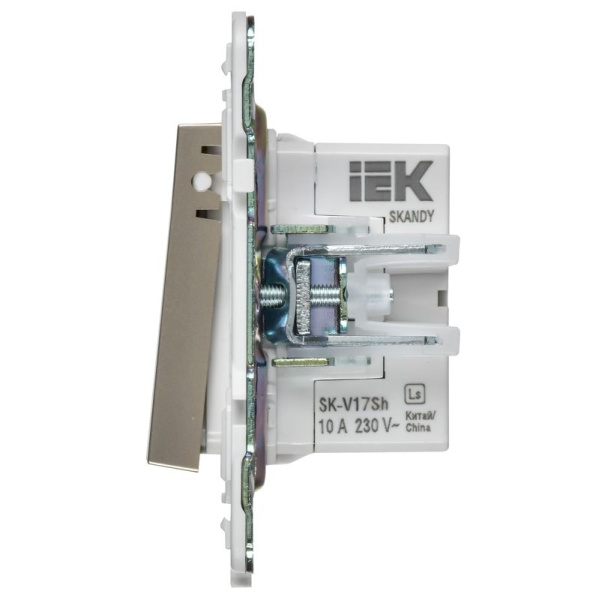 Кнопка звонка SKANDY 10А SK-V17Sh для отелей с индикацией шампань IEK SK-V14-2-10-K37