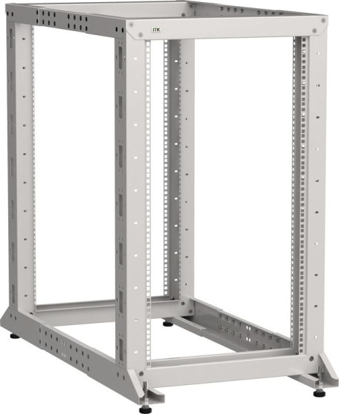 Стойка 2-рамная 47U 600х600-1000мм сер. LINEA F ITK LF35-47U61-2GM