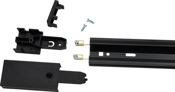 Шинопровод L2000 PTR P 2M-BL пластик черн. JazzWay 5052031