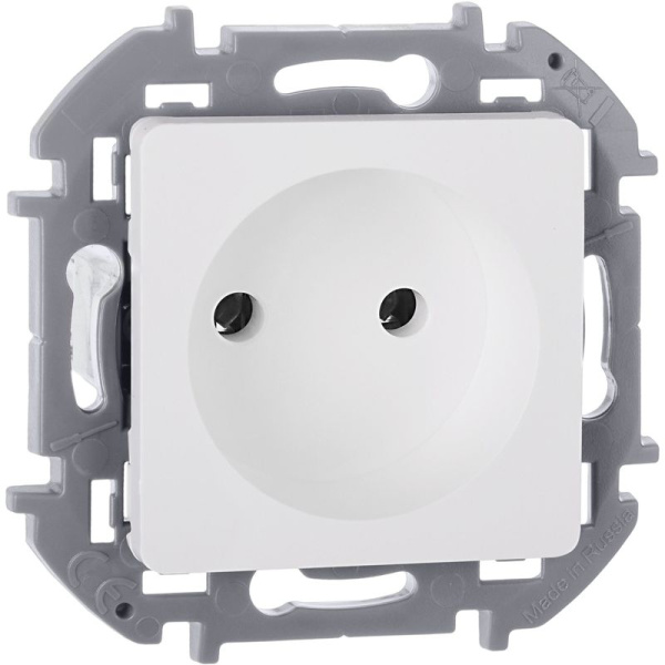 Розетка 1-м СП Inspiria 16А IP20 250В 2P механизм бел. IEK 673710