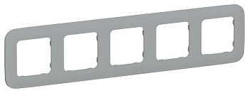 Рамка 5-м СП FLITE РУ-5-А-ФлС сер. IEK FI-M52-31-20-K03