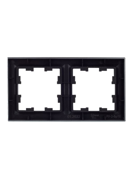 Рамка 2-м BRITE РУ-2-БрТБ бронза IEK BR-M22-K45