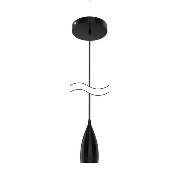Светильник Decor E27 IP20 200-240В 1м подвесной черн. GAUSS PL031