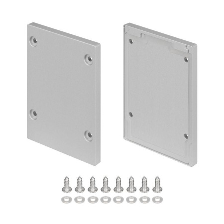 Заглушка IP-LINE-5475 SILVER глухая метал. серебр. (комплект) Arlight 055284