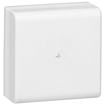 Коробка распределительная 110х110х50мм для мини-плинтусов DLPlus бел. Leg 030326