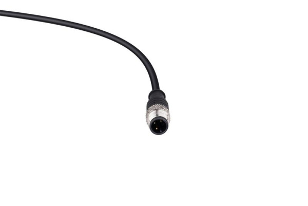 Кабель соединительный 5м со штепселем M12х3 ПУ IP68 EMAS SKM12F3YXP5