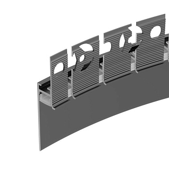 Профиль PLINTUS-FANTOM-BENT-H35-SIDE-2000 BLACK L2000 алюм. Arlight 043676(1)
