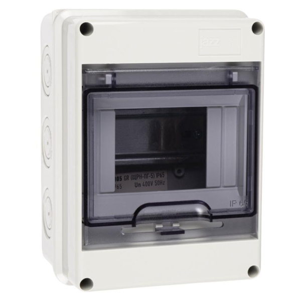 Бокс модульный накладной PDB/W 4005 GR (ЩРН-ПГ- 5) IP65 пластик. Pro JazzWay 5072053