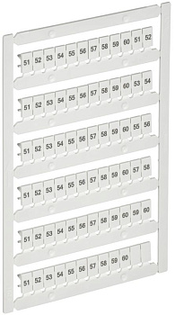 Маркер для CTS/CP 4кв.мм "51-60" ARMAFIX IEK AF-CT10D-M-004-06