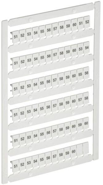 Маркер для CTS/CP 4кв.мм "51-60" ARMAFIX IEK AF-CT10D-M-004-06