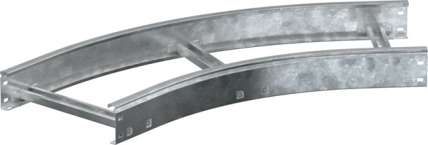 Угол для лотка 45град. 200х100 R600 LESTA HDZ IEK CPG05-4-45-100-200-HDZ