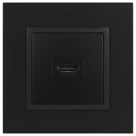 Розетка 14-3114-05 HDMI Elegance антрацит ЭРА Б0034336