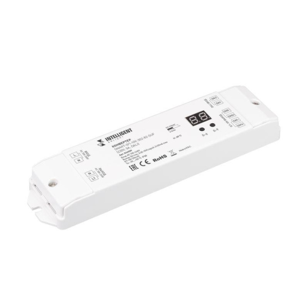 Конвертер SMART-0/1-10V-302-82-SUF 230В 5A DALI IP20 пластик INTELLIGENT ARLIGHT 046509