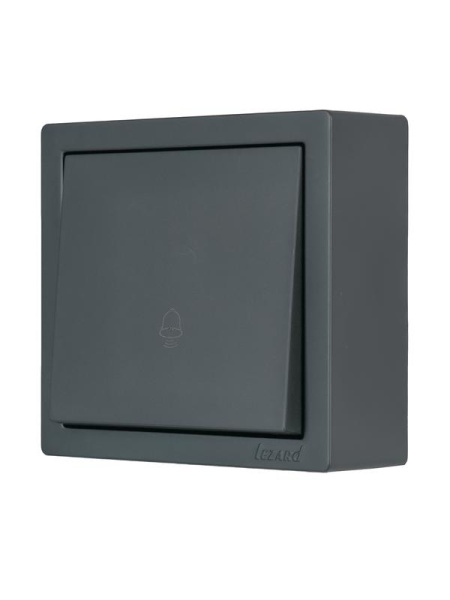 Кнопка звонка ОП LETO графит LEZARD 752-3400-103