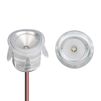 Светильник ALT-LODESTAR-HANDRAIL-R27-1.5W Warm3000 GR 70deg 12-24В 1.5Вт 3000К IP67 ландшафтный метал. Arlight 045491