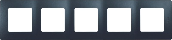 Рамка 5-м СП Etika IP20 антрацит IEK 672585