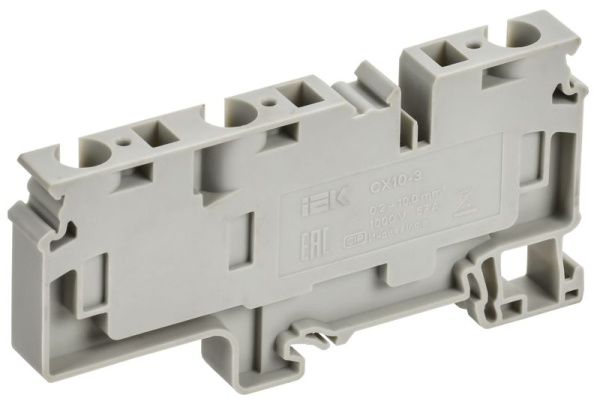 Клемма пружинная CX10-3 10кв.мм 3-конт. сер. ARMAFIX IEK AF-CT40-00-3-K03-010