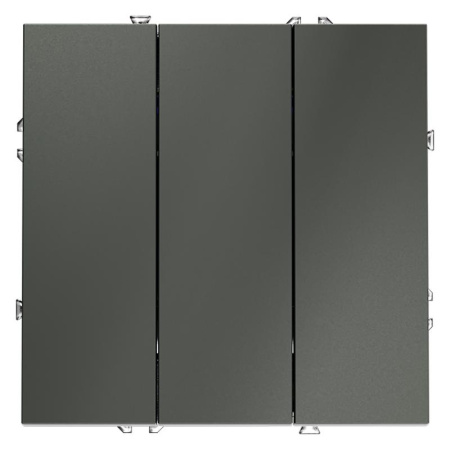 Выключатель 3-кл. СП S70 10А механизм титан Voltum VLS030106