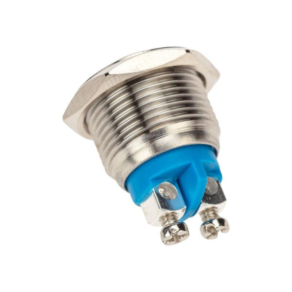 Кнопка антивандальная d16 Б/Фикс (2с винт) OFF-(ON) сфера (A16-A2) Rexant 36-3230