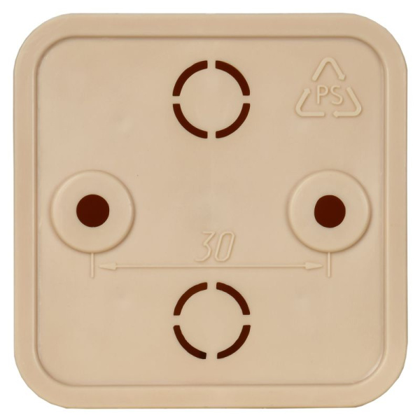 Коробка распаячная ОП 50х50х20 IP20 КМ41206-04 (4 клем. 3кв.мм) сосна IEK UKO10-050-050-020-K34