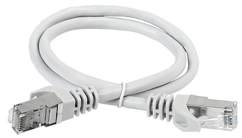 Патч-корд кат.6A S/FTP LSZH 5м сер. ITK PC01-C6ASL-5M