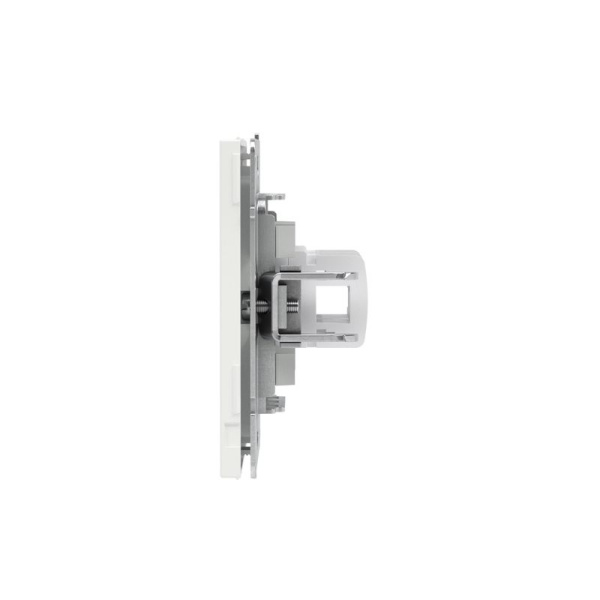 Розетка компьютерная 2-м KANT RJ45 кат.5E без шторки бел. магнолия DKC 7000664