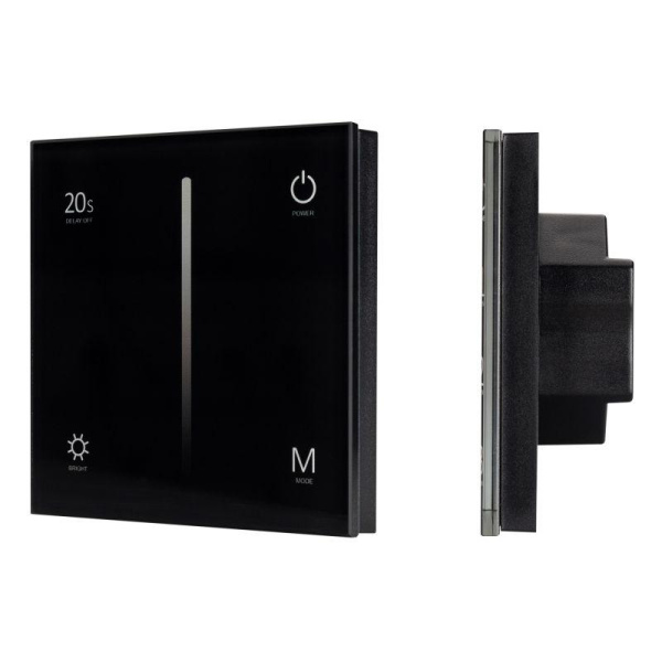 Панель сенсорная SMART-P35-DIM-IN 230В 0-10В 2.4G IP20 пластик черн. Arlight 028113