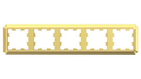 Рамка 5-м AtlasDesign Antique универс. зол. SE ATN101605