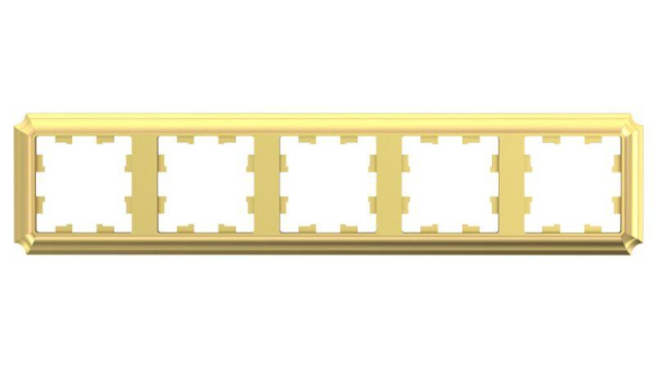 Рамка 5-м AtlasDesign Antique универс. зол. SE ATN101605