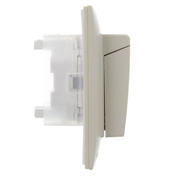 Розетка 2-м SKANDY 16А IP44 с крышкой в сборе SK-R12B беж. IEK SK-R26-16-44-K10-F